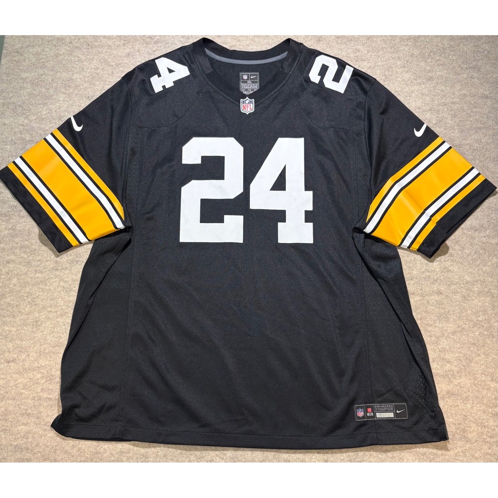 Nike Pittsburgh Steelers Joey Porter Jr. 24 NFL Jersey Mens 3XL Black Football
